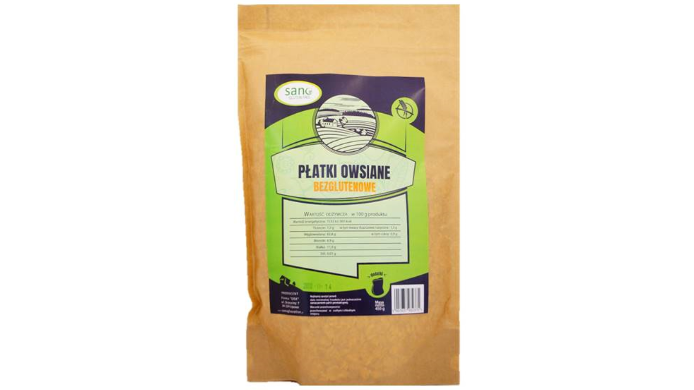 Avižų dribsniai SANO, 450g
