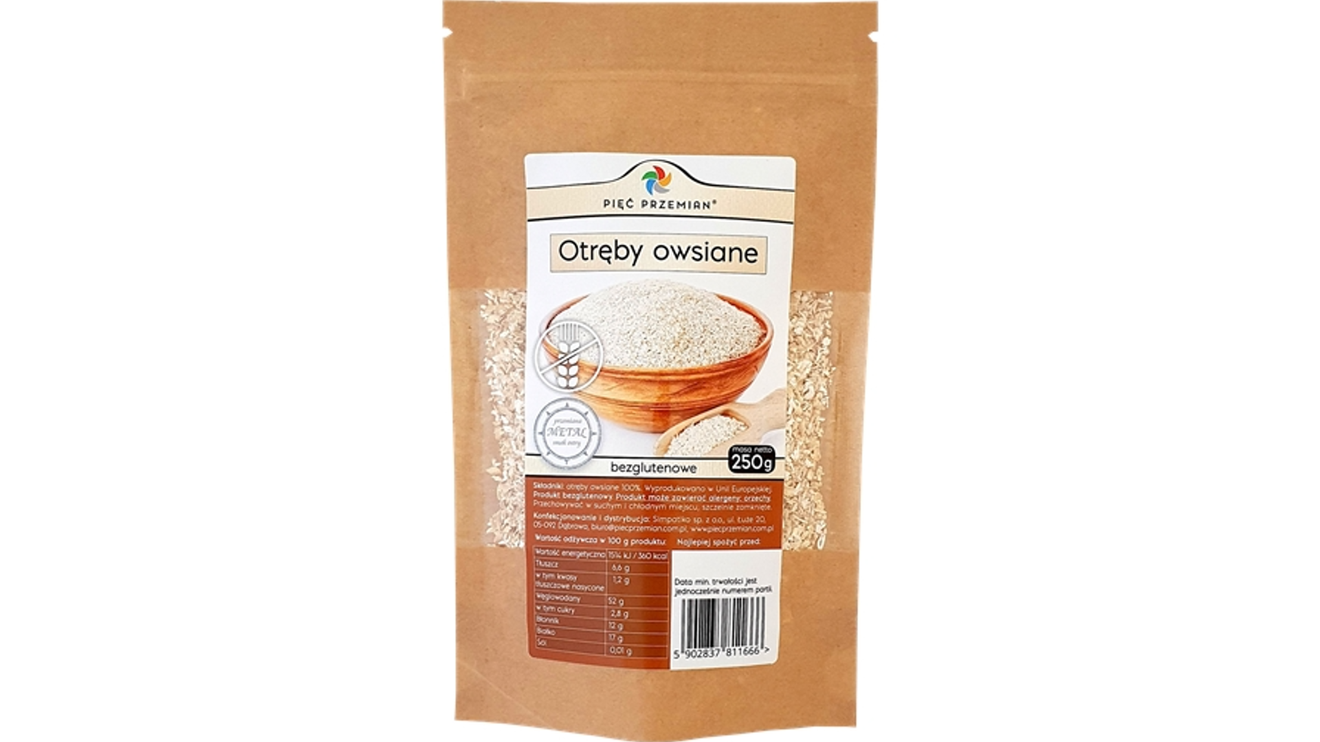 Avižų sėlenos, 250g