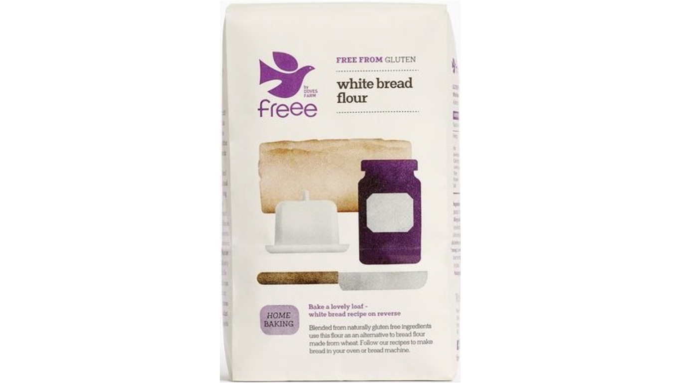 Baltos duonos miltų mišinys FREEE by DOVES FARM, 1kg