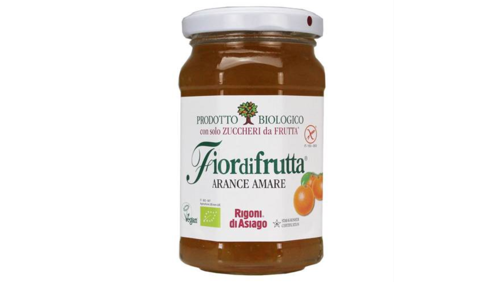 Ekologiškas apelsinų užtepas (60%) FIORDIFRUTTA, 250g