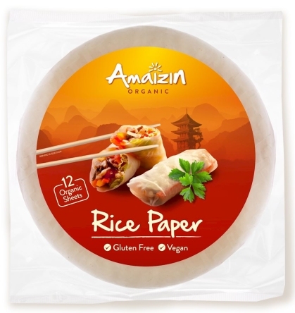 Ekologiškas ryžių popierius (12 lapų) AMAIZIN, 110g