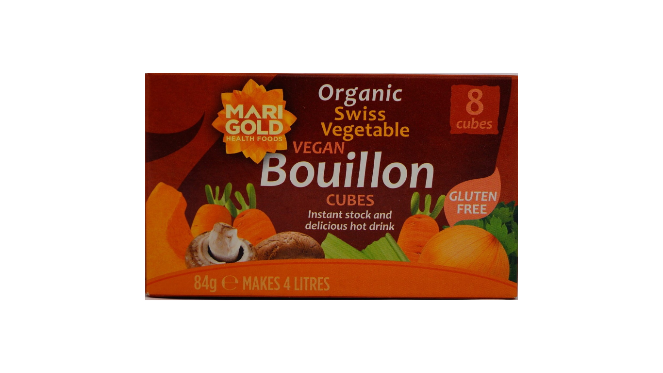 Ekologiški daržovių sultinio kubeliai MARIGOLD (8 vnt.), 84g