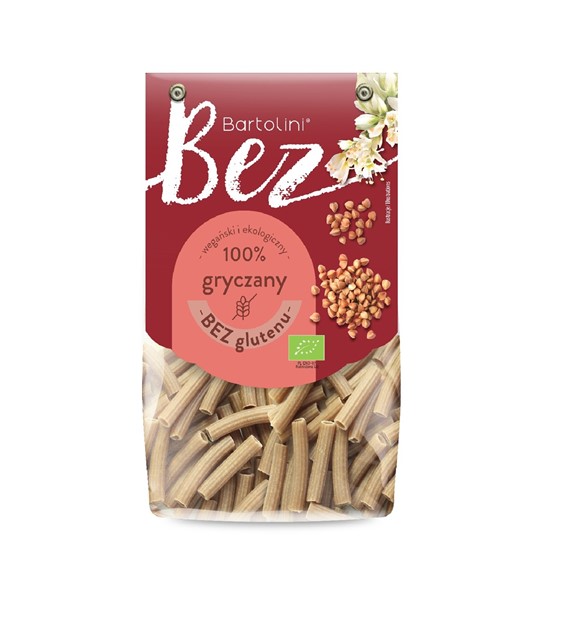 Ekologiški grikių makaronai (vamzdeliai) BARTOLINI , 250g