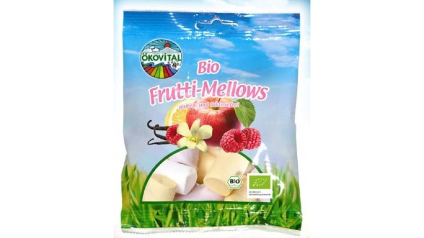 Ekologiški vaisiniai zefyriukai, 100g