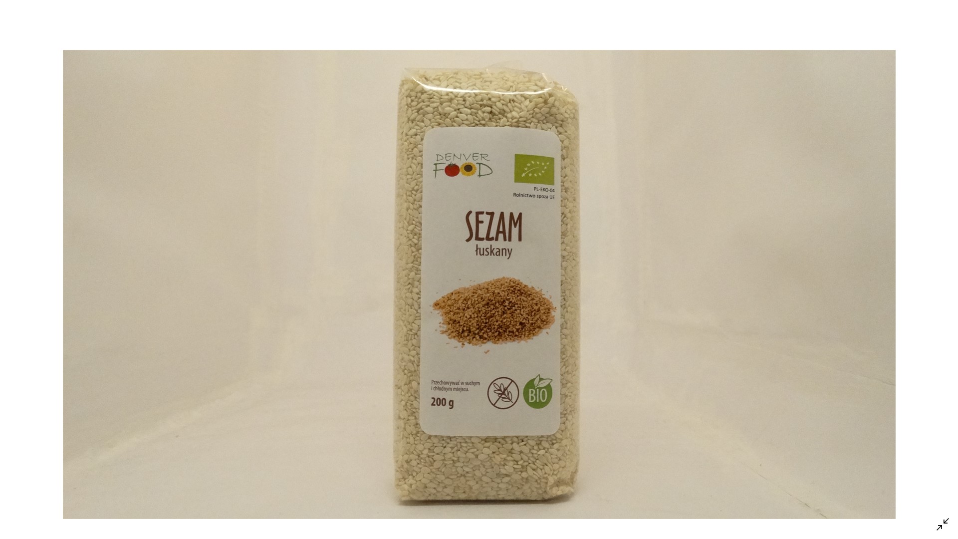Ekologiškos sezamo sėklos DENVER FOOD, 200g