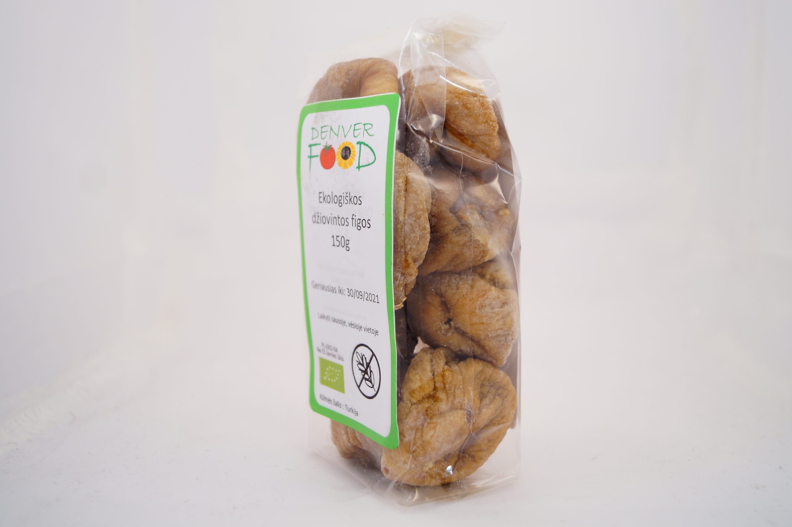 Ekologiškos džiovintos figos DENVER FOOD , 150 g - Image 2