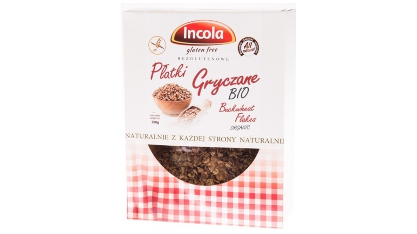 Grikių dribsniai INCOLA, 200g