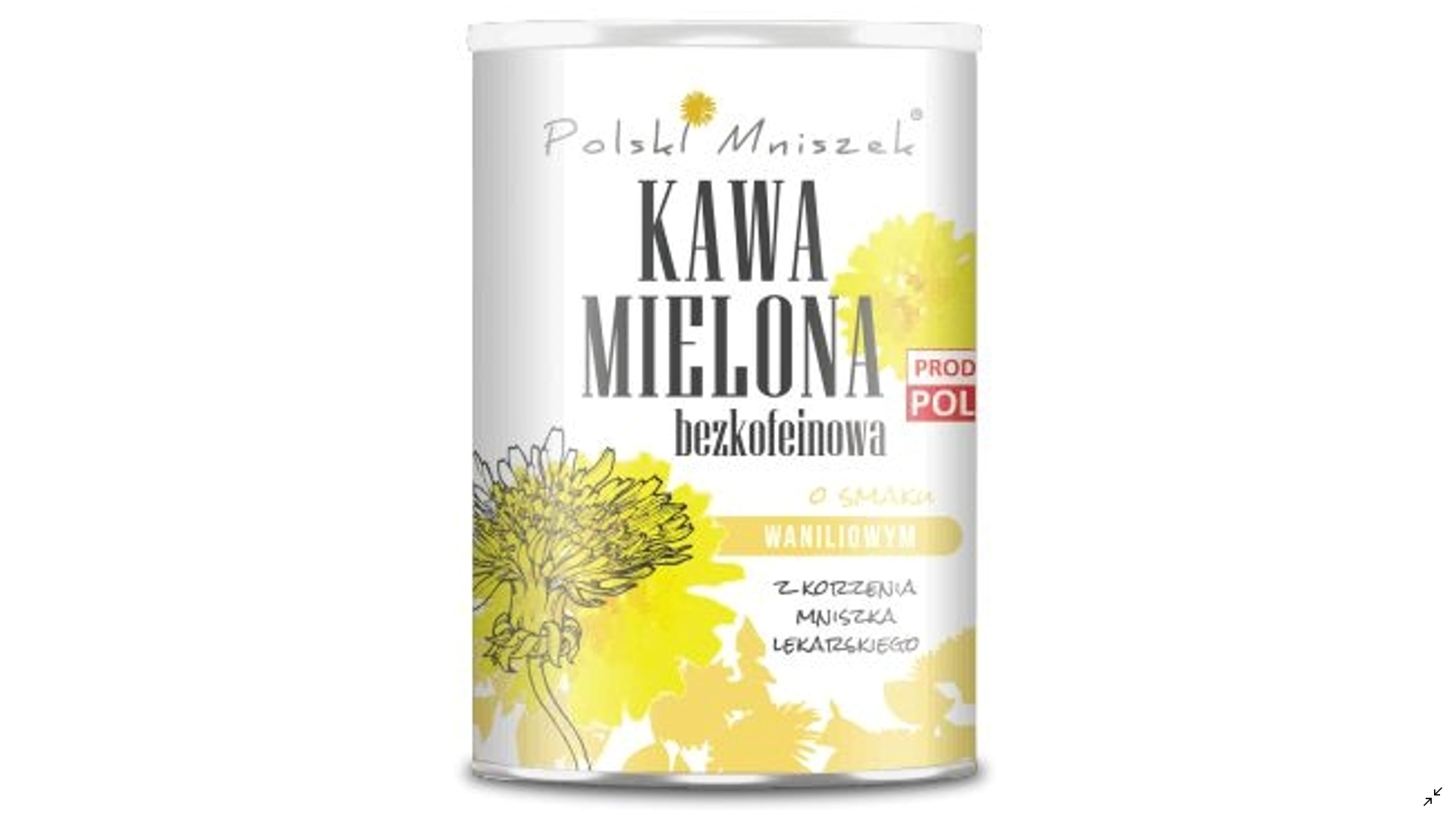 Kiaulpienių šaknų kava (vanilės skonio), 150g