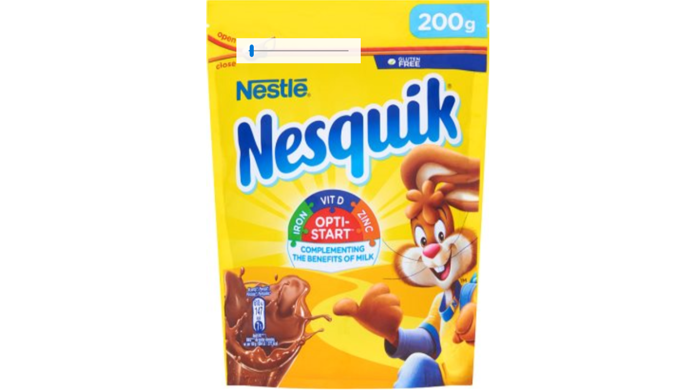 Tirpus kakavos gėrimas su vitaminais ir mineralais NESQUIK, 200g
