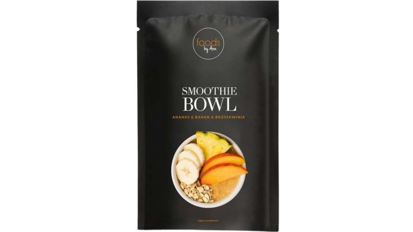 Tirštas vaisinis užkandis su ananasais, bananais ir persikais (glotnutis) FOODS BY ANN, 25g