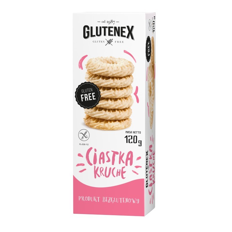 Trapios tešlos sausainiai GLUTENEX, 120 g