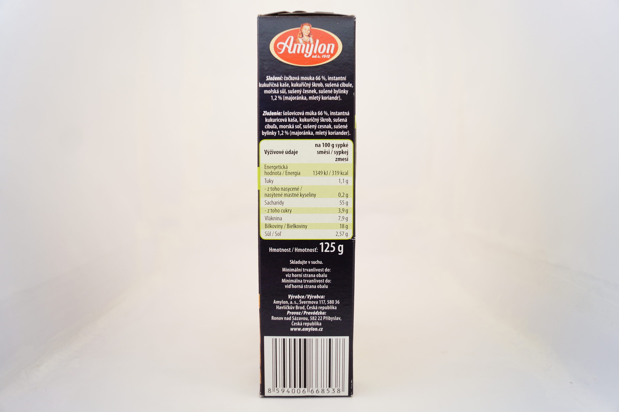 Vege burgeris su lęšiais ir žolelėmis AMYLON, 125g - Image 3