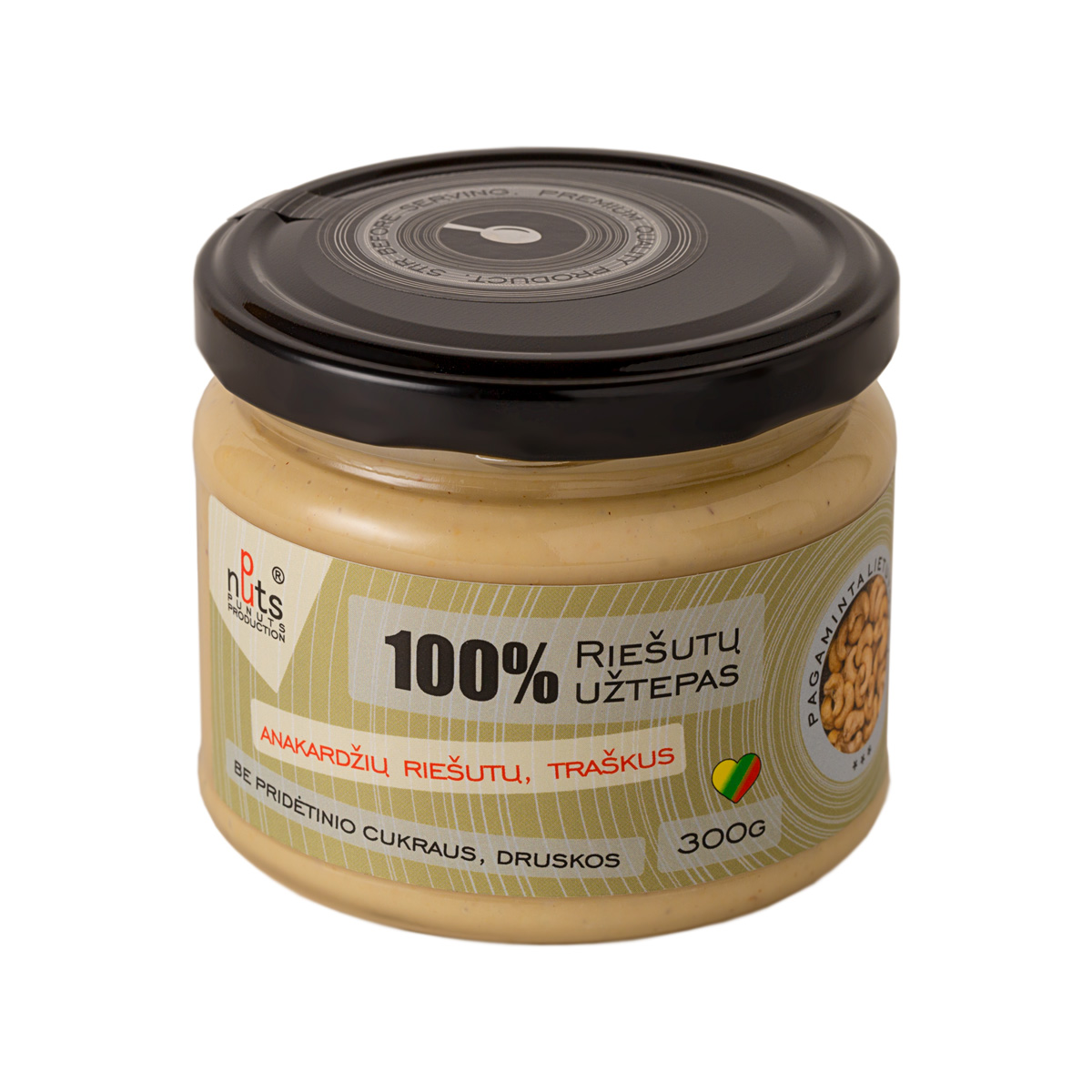 Anakardžių riešutų kremas, 300g