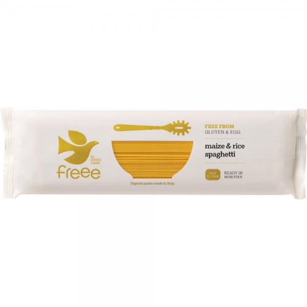 Ekologiški kukurūzų ir ryžių makaronai (spagetti), 500g