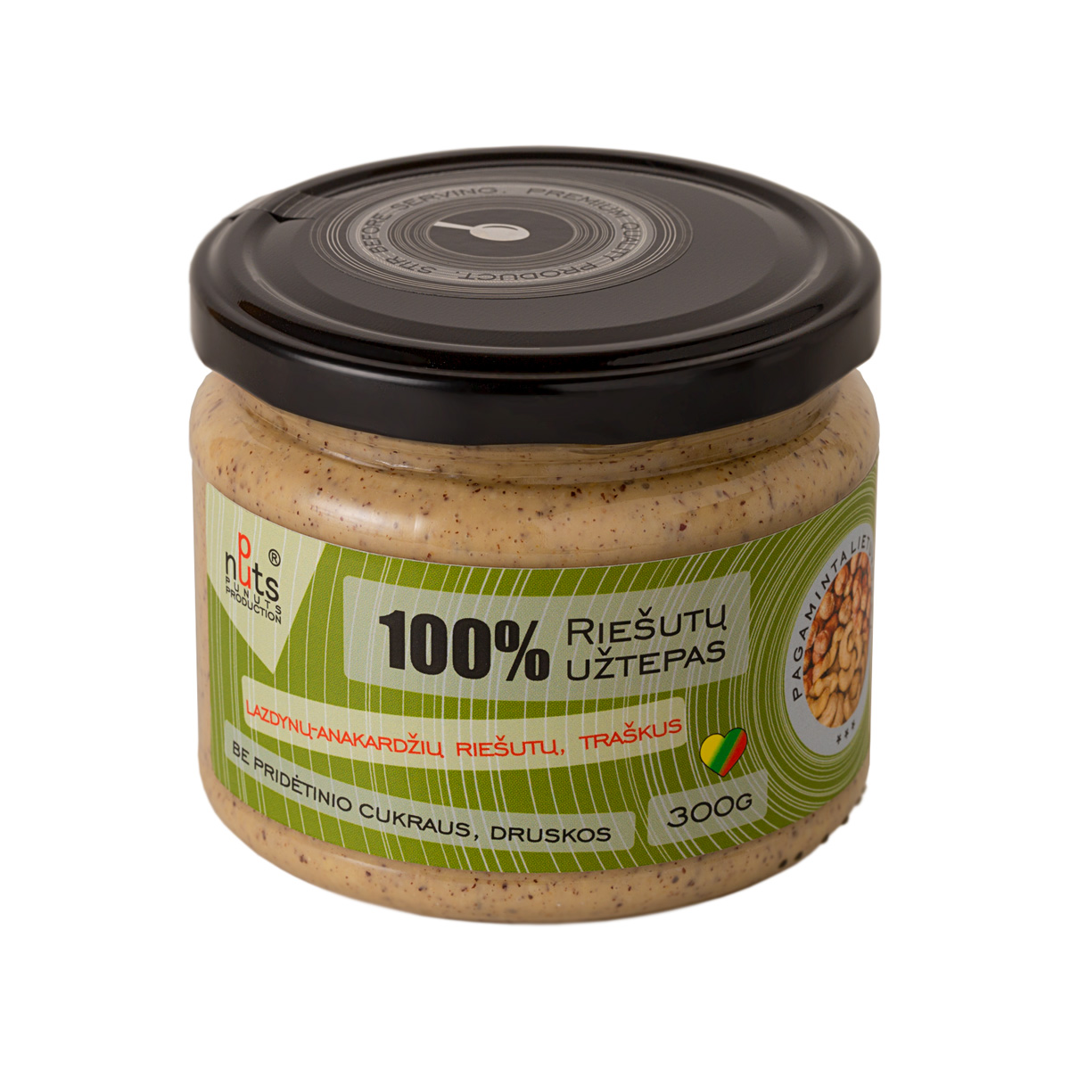 Lazdynų-anakardžių riešutų kremas, 300g