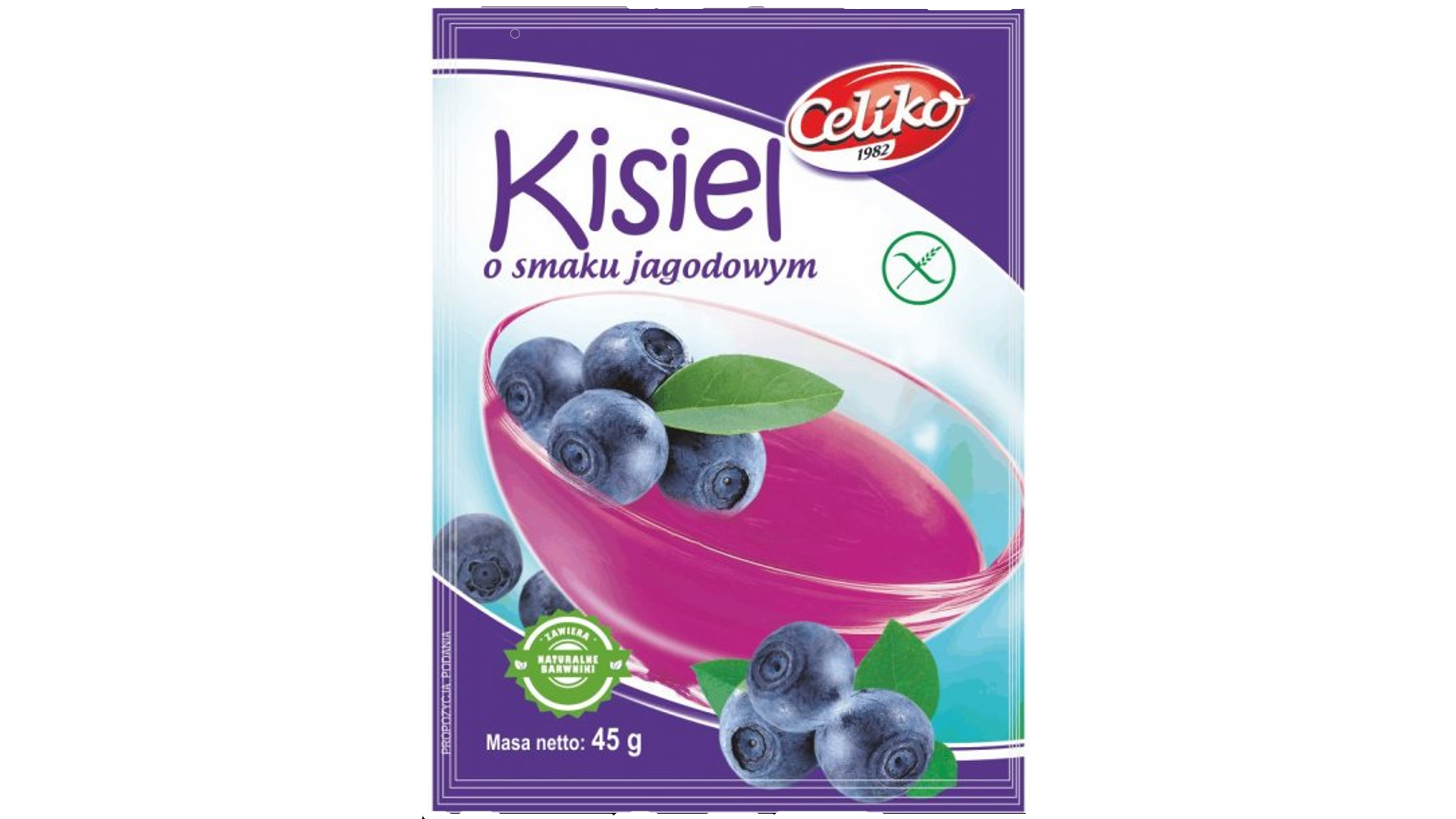 Įvairių uogų skonio kisielius CELIKO, 40g